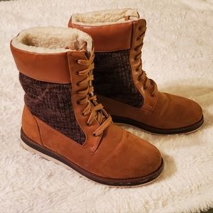 Muk Luks Tan Christy Boots